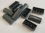 Partij 10x 2x4 Lego dubbel gebogen dakpannen diverse kleuren, Ophalen of Verzenden, Nieuw, Losse stenen, Lego