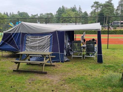 Nette 4 pers Camplet Royal -met stalling -opzetten in 15 min, Caravans en Kamperen, Vouwwagens, Camp-Let, tot en met 4, Blauw