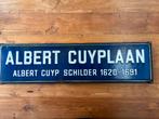 Straatnaam Albert Cuyplaan blauw wit emaille, Ophalen