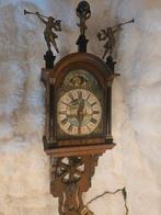 Antieke Hollandse Wandklok, Houten Vintage Klok, Antiek en Kunst, Antiek | Klokken, Ophalen of Verzenden