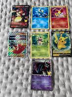7 grote originele Pokémon kaarten, Ophalen of Verzenden, Zo goed als nieuw
