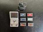 Game Boy Advance SP Tribal + 6 games waaronder een Pokemon, Spelcomputers en Games, Spelcomputers | Nintendo Game Boy, Ophalen of Verzenden