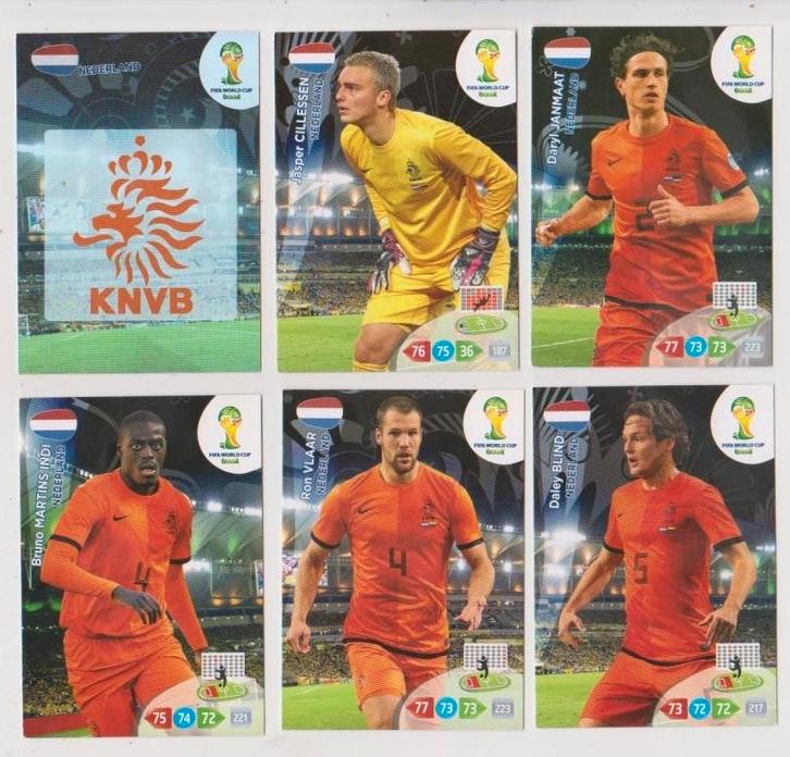 Panini krt WK2014, Spelers van Het Nederlandse Team, Verzamelen, Sportartikelen en Voetbal, Zo goed als nieuw, Poster, Plaatje of Sticker