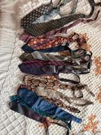 Diverse collectie heren stropdassen, Ophalen of Verzenden, Zo goed als nieuw, Blauw, Met patroon