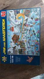 Jan van Haasteren,1000 stukjes, de winterspelen., Ophalen of Verzenden, 500 t/m 1500 stukjes, Zo goed als nieuw, Legpuzzel