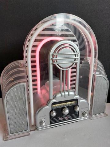 Bijzondere vintage Marilyn Monroe neon radio  beschikbaar voor biedingen