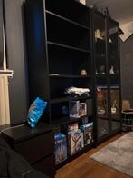 Ikea Billy Boekenkast, zwart eikenpatroon  80x39x202, Ophalen, Overige materialen, 200 cm of meer, 50 tot 100 cm