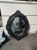 Barok Spiegel - Zwart, Huis en Inrichting, Woonaccessoires | Spiegels, Ophalen, Gebruikt, Minder dan 100 cm, Ovaal