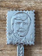 Theelepel koning WA Willem-Alexander post postzegel - nieuw, Ophalen of Verzenden, Nieuw, Nederland, Speld(je) of Lepel(tje)