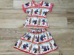 Meisjes Holland setje 122-128 rokje topje tulp molen, Ophalen of Verzenden, Zo goed als nieuw, Meisje, Jurk of Rok