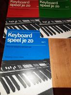 Lesboeken- Keyboard speel je zo dl. 1,2,3 ook elektr orgel, Gebruikt, Overige genres, Les of Cursus, Ophalen of Verzenden