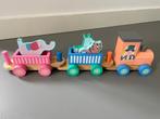 Houten circus trein, Kinderen en Baby's, Speelgoed | Houten speelgoed, Zo goed als nieuw, Ophalen, Duw- of Trekspeelgoed