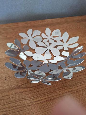 Monika Mulder Design Schaal - RVS - Bloemen beschikbaar voor biedingen