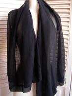 zwarte rouwsjaal nr KK 322, Antiek en Kunst, Antiek | Kleding en Accessoires, Verzenden, Dames