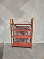 Vintage stelling kastje hout boekenkastje, Huis en Inrichting, Kasten | Stellingkasten, Gebruikt, Onbekend, Ophalen of Verzenden