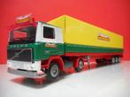 TEKNO VOLVO F12 HUIFOPLEGGER AUTOTRANSIT 80113, Ophalen of Verzenden, Zo goed als nieuw, Bus of Vrachtwagen, Tekno