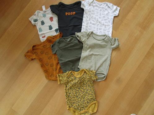 7 rompers maat 74, Kinderen en Baby's, Babykleding | Maat 74, Gebruikt, Jongetje, Nacht- of Onderkleding, Ophalen of Verzenden