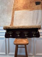 Vintage kapstok met franjes, Huis en Inrichting, Woonaccessoires | Kapstokken, Wandkapstok, Gebruikt, Ophalen of Verzenden, Minder dan 100 cm