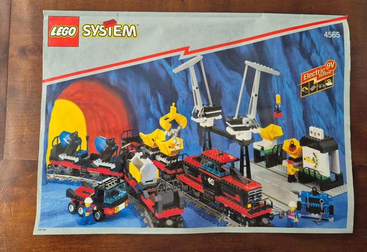 lego trein 9 V 4565 met OVP en handleiding, Kinderen en Baby's, Speelgoed | Duplo en Lego, Zo goed als nieuw, Lego, Complete set