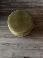 Groene poef - 52cm doorsnee, 37cm hoog, Ophalen, Gebruikt
