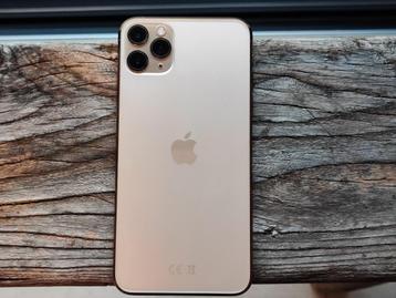 Apple iPhone 11 Pro Max goud. Krasvrij! Als nieuw. beschikbaar voor biedingen