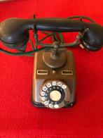 Vintage Klassieke Tafeltelefoon met Draaischijf, Ophalen of Verzenden, Gebruikt, Met draaischijf