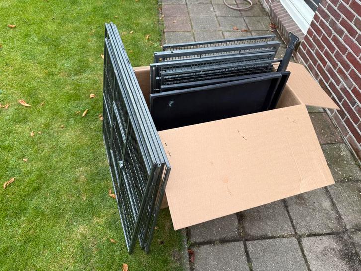 Strong Kyra Dubbele Volière - kooi is al gedemonteerd, Dieren en Toebehoren, Vogels | Hokken en Kooien, Gebruikt, Vogelkooi, Aluminium