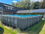 Intex Zwembad met Trap, Filter & Robot, afdekzeil met oprol, Gebruikt, 300 cm of meer, Rechthoekig, Ophalen