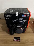 Sony A7iii + flitser, Audio, Tv en Foto, Fotografie | Geheugenkaarten, Ophalen of Verzenden, Zo goed als nieuw, Fotocamera, 128 GB