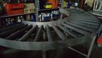 Rollerbaan halfrond en rechte baan RVS, Doe-het-zelf en Verbouw, Werkbanken, Ophalen, Gebruikt, 70 tot 120 cm