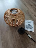 Plafond lamp naturel/bamboe, Ophalen of Verzenden, Nieuw, Metaal of Aluminium