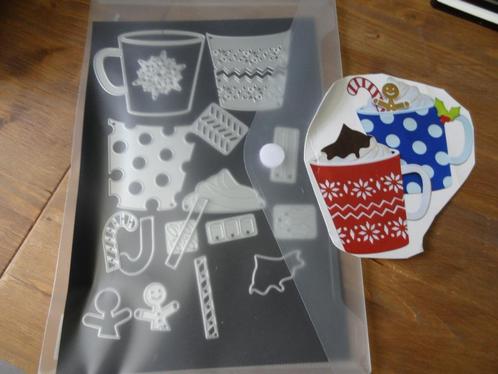 snijmal winter mug elisabeth craft design, Hobby en Vrije tijd, Kaarten | Zelf maken, Zo goed als nieuw, Pons of Mal, Overige thema's