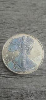 2005 American Eagle 1oz Zilver Hologram (met krassen), Ophalen of Verzenden