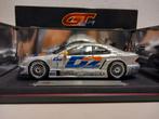 Mercedes Benz CLK AMG zilver DTM Maisto metal 1:18 KRD, Ophalen of Verzenden, Zo goed als nieuw, Auto, Maisto