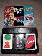Uno - phase 10 - pic flip kaartspel, Hobby en Vrije tijd, Gezelschapsspellen | Kaartspellen, Ophalen of Verzenden, Zo goed als nieuw
