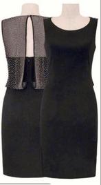 Ribkoff elegante jurk zwart met strass accentop de rug 38, Maat 38/40 (M), Verzenden, Zwart, Joseph Ribkoff