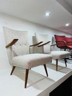 Twee vintage armstoelen design fauteuils, Ophalen, Minder dan 50 cm, A, A