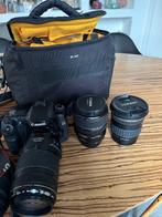 CANON EOS 40D, complete set, 3 lenzen en schoudertas, Spiegelreflex, Canon, Ophalen of Verzenden, Zo goed als nieuw