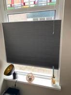 Plissegordijn 2x antraciet verduisterend 115x217cm, Ophalen of Verzenden, Zo goed als nieuw, Grijs
