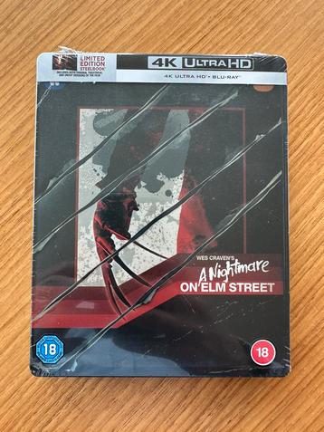 NIEUW - Nightmare on Elmstreet 4K Steelbook (UK Import) beschikbaar voor biedingen