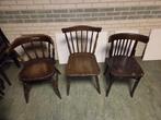 Stevige Houten Stoelen, Ophalen, Gebruikt, Bruin, Hout