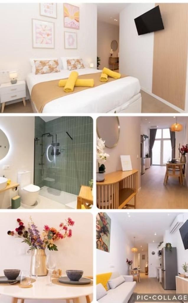 Modern Appartement Valencia te huur, Vakantie, Vakantiehuizen | Spanje, Costa's overige, Appartement, Stad, Aan zee, 1 slaapkamer