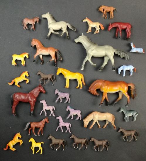 Paard figuren paarden pony 70's 80's 90's, Verzamelen, Dierenverzamelingen, Gebruikt, Beeldje of Figuurtje, Paard, Verzenden