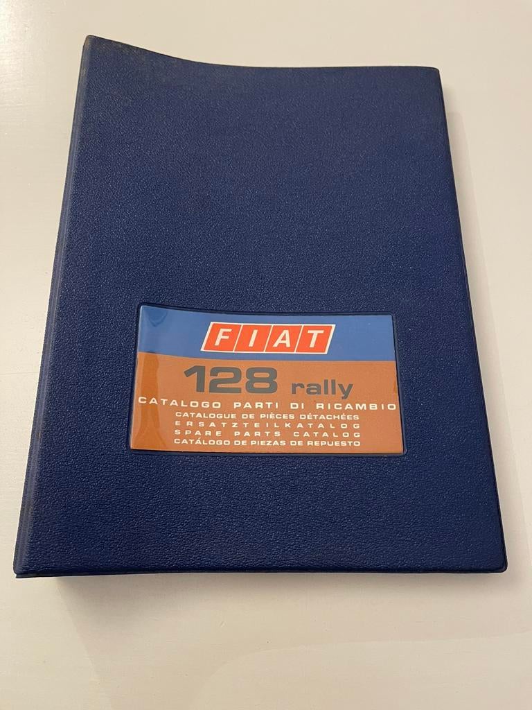Onderdelen catalogus Fiat 128 Rally 1973, Auto diversen, Ophalen of Verzenden
