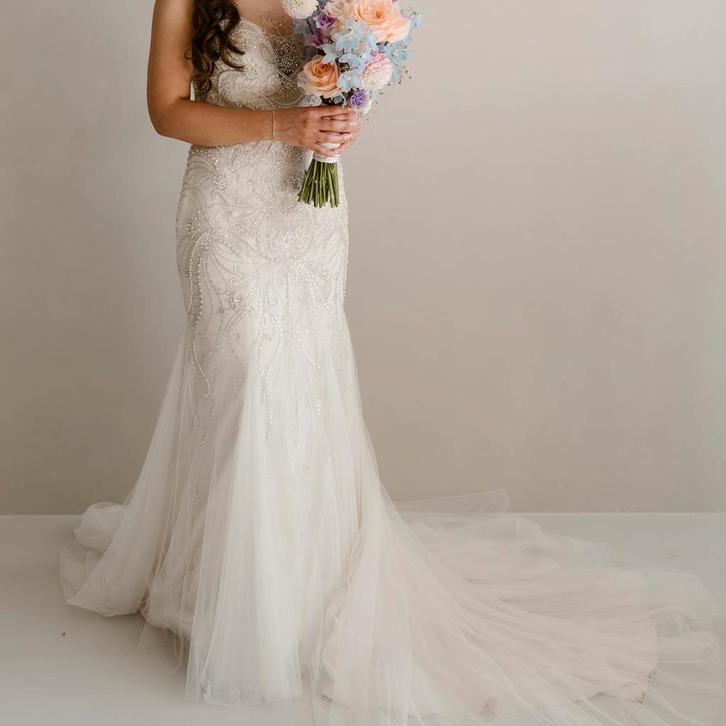 Trouwjurk, Kleding | Dames, Trouwkleding en Trouwaccessoires, Gedragen, Trouwjurk, Overige kleuren, Ophalen