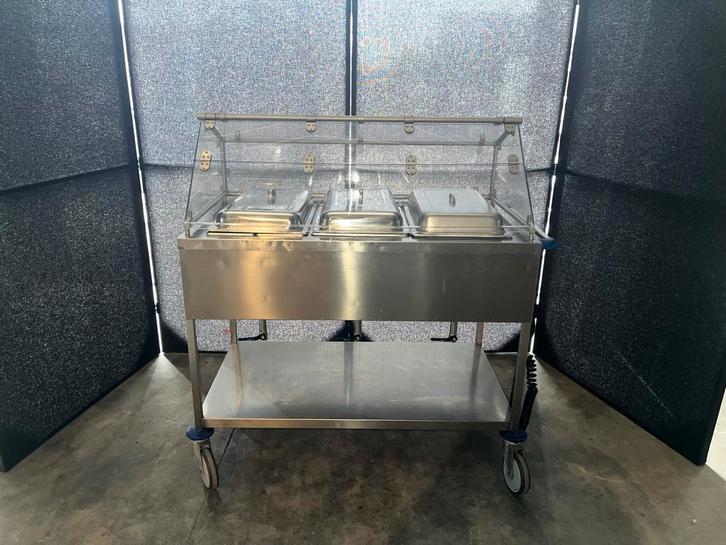 Verrijdbare Bain Marie (RVS), Huis en Inrichting, Keuken | Keukenbenodigdheden, Gebruikt, Ophalen