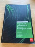 Wegwijs in het Internationaal en Europees Belastingrecht A, Ophalen of Verzenden, Zo goed als nieuw, Overige niveaus, Overige vakken