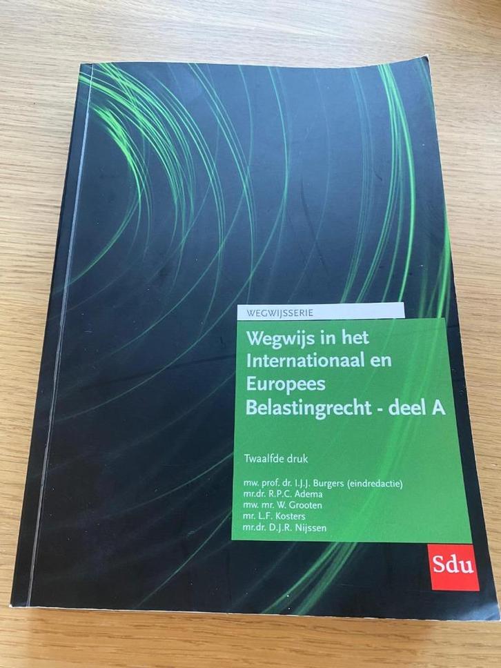 Wegwijs in het Internationaal en Europees Belastingrecht A, Boeken, Schoolboeken, Zo goed als nieuw, Overige vakken, Overige niveaus