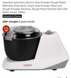 Clearline Automatische Deegmaker indian plug - atta maker, 4 liter of meer, Nieuw, 3 snelheden of meer, Ophalen of Verzenden