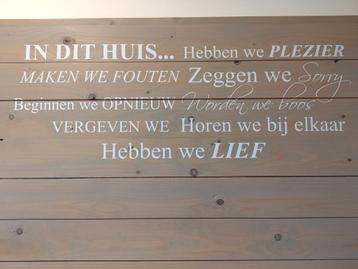 Groot Decoratief Bord met Tekst & Ruimte voor Foto's beschikbaar voor biedingen